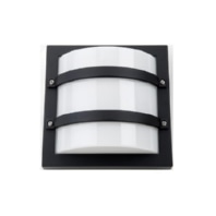 Wandleuchte E27 schwarz