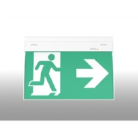 Sign luminaire single/double-sided