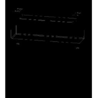 Pipe pendulum suspension for luminaires Univ.Cen.Pend.Kit1,0
