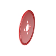 Randversenker 68 mm, rot P779-02