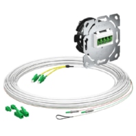 LC-Quad Optic data outlet white 4250019