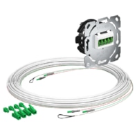 LC-Quad Optic data outlet white 4250029