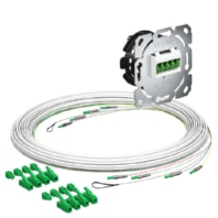 LC-Quad Optic data outlet white 4250034