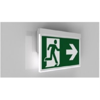 Rettungszeichenleuchte 3h, Wireless, wei AXW403WL