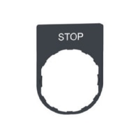 Legend plate for control circuit devices ZBYP2304