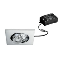 LED recessed spotlight 3000K, chrome, 38364023