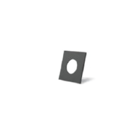 Decorative ring square black matt, 3436