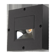LED-Wandleuchte schwarz 3000K 923124
