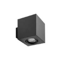 Wall-mounted module square black 45210180