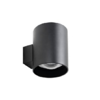 Wall-mounted module round black/white 45200560