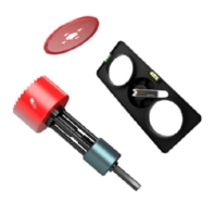 Bohr-Fixx und Bohrschablonen Set P857