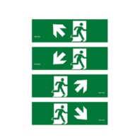 Sticker for emergency luminaire SLX FLAT EN10077807
