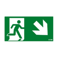 Insert sheet/plate for emergency FT2EWEC-PICTO-DR