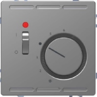 Raumtemperatur-Regler, edelstahl 24V Schalter+ZPL, MEG5761-6036