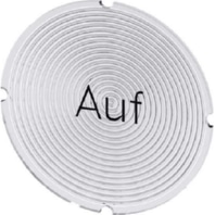 Einlegeschild fr Leucht. Beschriftung: Auf 3SU1900-0AB71-0AD0