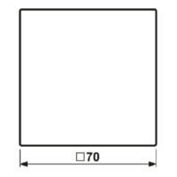Cover plate for venetian blind LC 990 P239