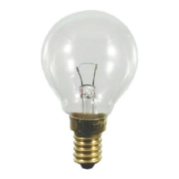 Tropfenlampe 45x78mm E14 240V 15W klar 43162