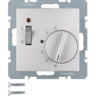 Room temperature controller 24 V with break contact, central disc, 20311404