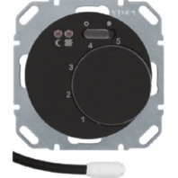 Fubodentemperaturregler schwarz/glnzend, 20342045