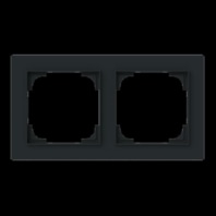 Frame 2-gang blue 1722-4028