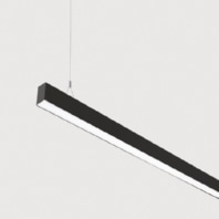 LED-Pendelleuchte 4000K, schwarz LR3OBL-840H-L1475-Y