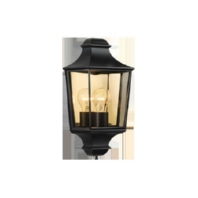 Wandleuchte E27 schwarz