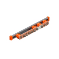 Equipotential bonding bar 1802 DC 5+1 CU