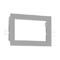 Unterputzrahmen silber FT3-RK-S
