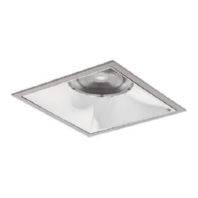 LED-Einbaudownlight 230V 3000K, quadratisch
