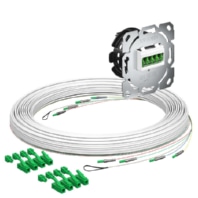 LC-Quad Optic data outlet white 4250036