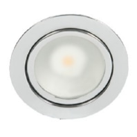 LED furniture recessed light warm white, chrome 1850208402