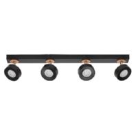 LED-Spotstrahler 4 Spots, schwarz Decor #4058075833456