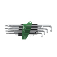 Stiftschl�ssel Set,Kugelkopf T 13-tlg., titansilber 366BETSZ13TS