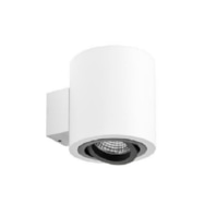 Wall-mounted module round white/black 45206550