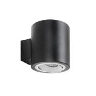 Wall-mounted module round black/white 45208560