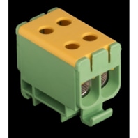 Feed-through terminal block UK 50/2PE gr�n-gelb