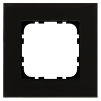 MDT Glass cover frame 1-fold for 55 mm systems, Black - BE-GTR1S.01S