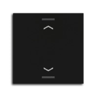 Wippe fr KNX Taster Light 55 1-fach, Schwarz matt, Jalousie BE-TAL55W106.A1