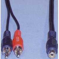 AV patch cord 0,2m B19