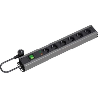 Socket outlet strip black 300.012