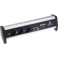 Steckdosenleiste 2xCAT5e 1xVGA+Klinke 339.1005