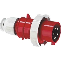 CEE plug 16A 5p 6h 400 V (50+60 Hz) red 21239