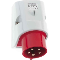 Mounted CEE-plug 16A 5p 6h 24362