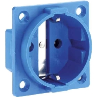 Equipment mounted socket outlet with 713