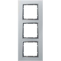Frame 3-gang aluminium 10136414