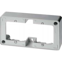 Surface mounted housing 2-gang white 10300069