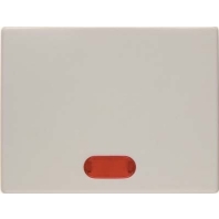 Cover plate for switch/push button white 14150002