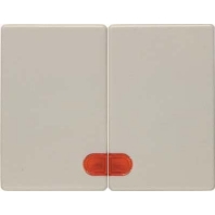 Cover plate for switch/push button white 14370002