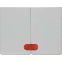 Cover plate for switch/push button white 14370069