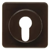 Cover plate for switch/push button brown 151911